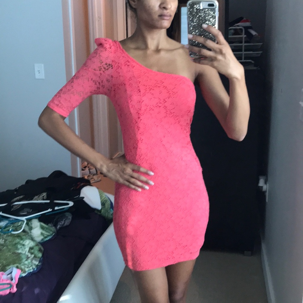 Coral dress size small